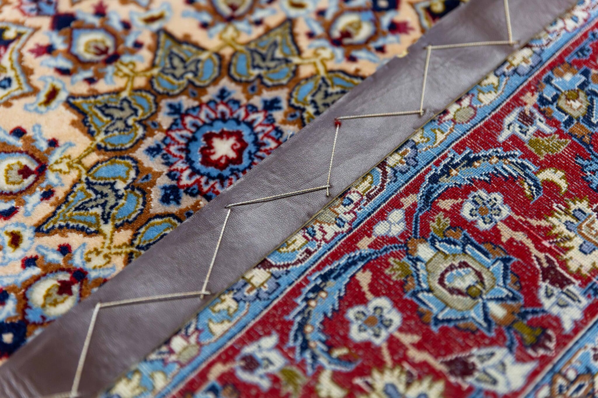 Isfahan Perserteppich aus Iran, 165 × 110 cm