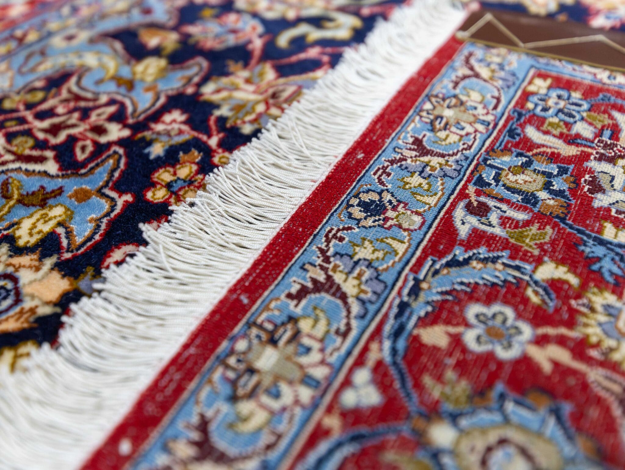 Isfahan Perserteppich aus Iran, 165 × 110 cm