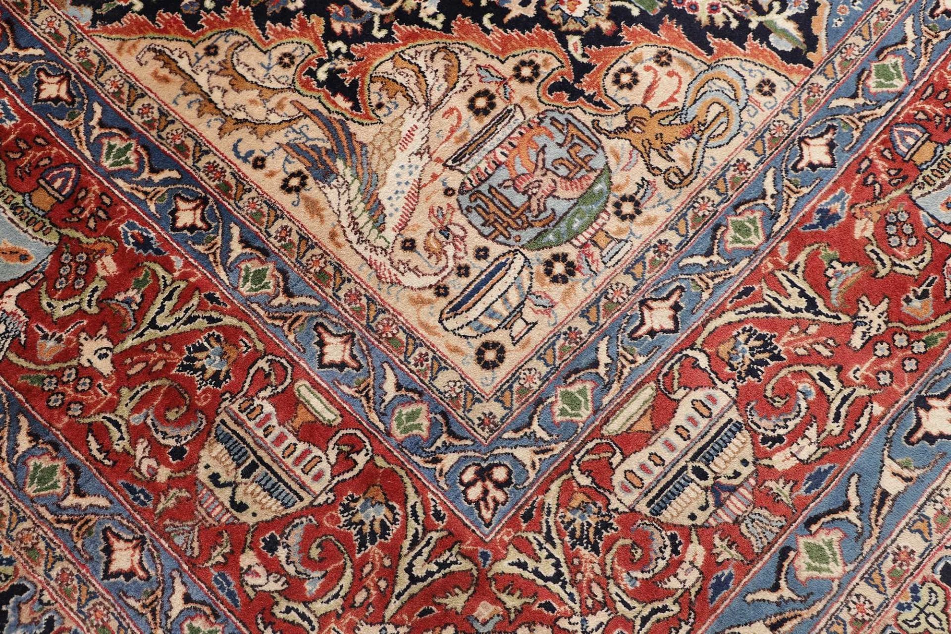 Handgeknüpfter Kashan Perserteppich, 306 × 406 cm, Wolle