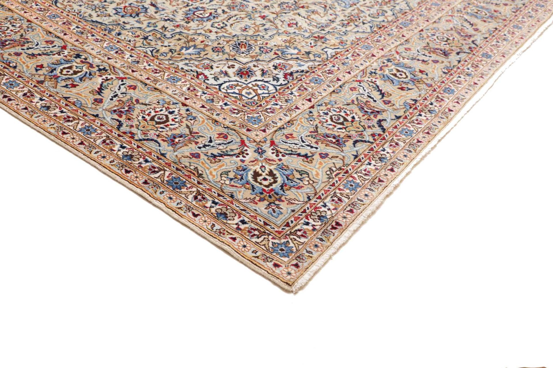 Handgeknüpfter Kashan Perserteppich, 276 × 399 cm, Wolle