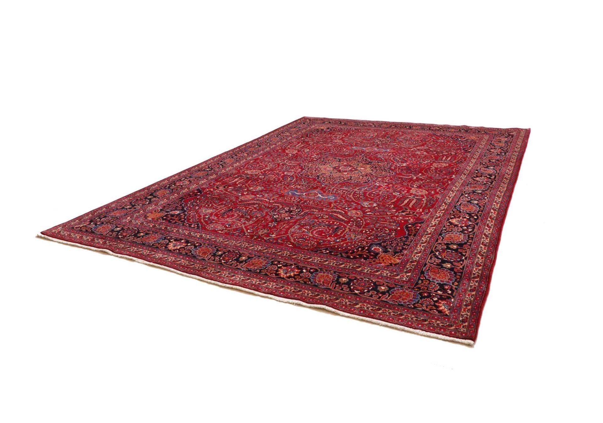 Handgeknüpfter Mashhad Perserteppich, 304 × 399 cm, Wolle