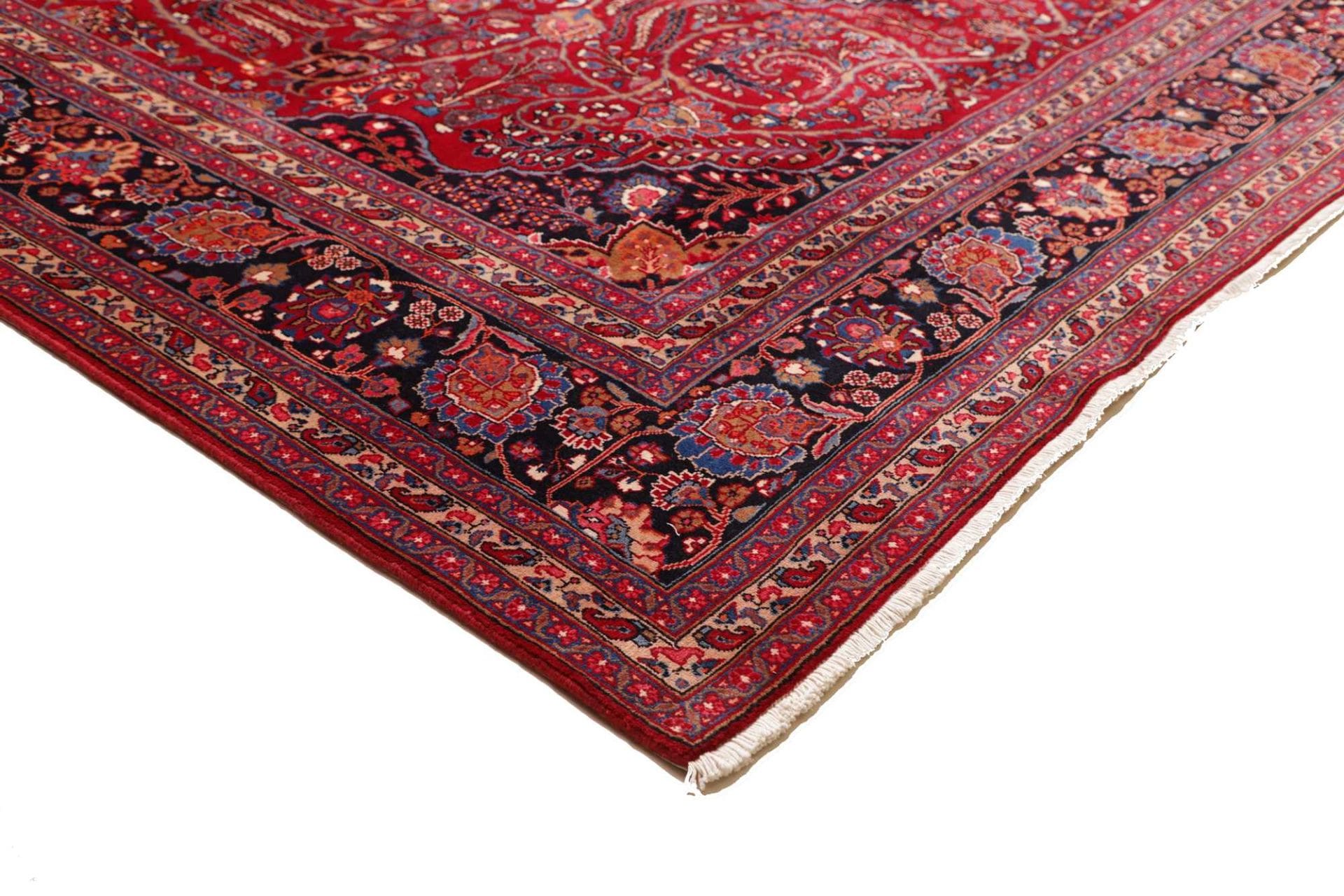 Handgeknüpfter Mashhad Perserteppich, 304 × 399 cm, Wolle