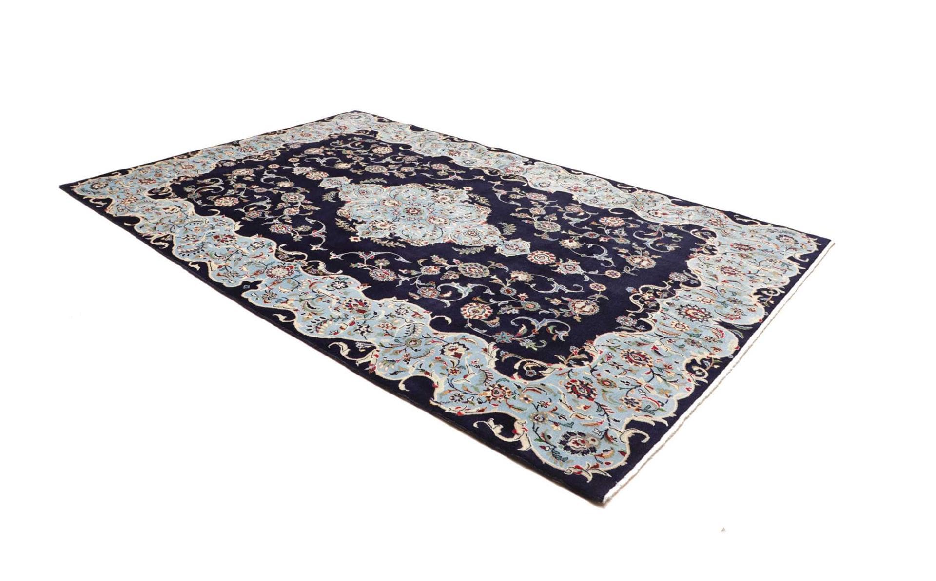 Kashan Perserteppich 217 × 321 cm aus Wolle, handgeknüpft