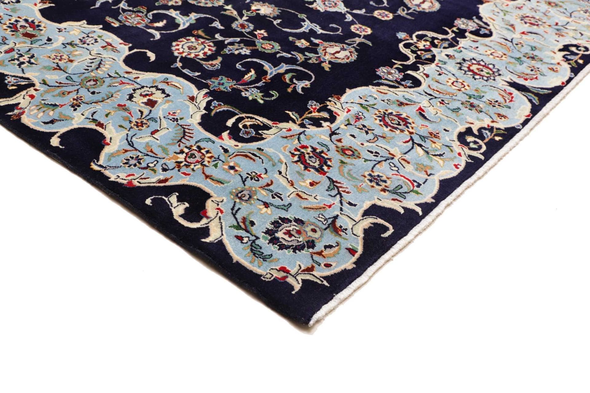 Kashan Perserteppich 217 × 321 cm aus Wolle, handgeknüpft