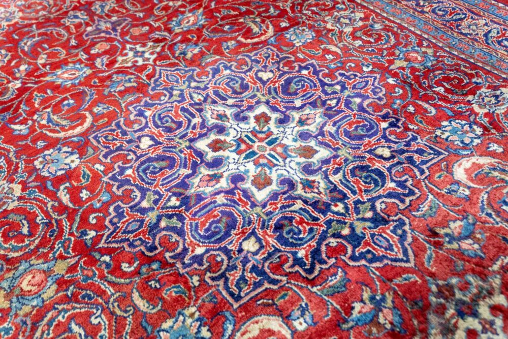 Perserteppich Sarough Mahal 355 x 228 cm Bio-Wolle handgeknüpft