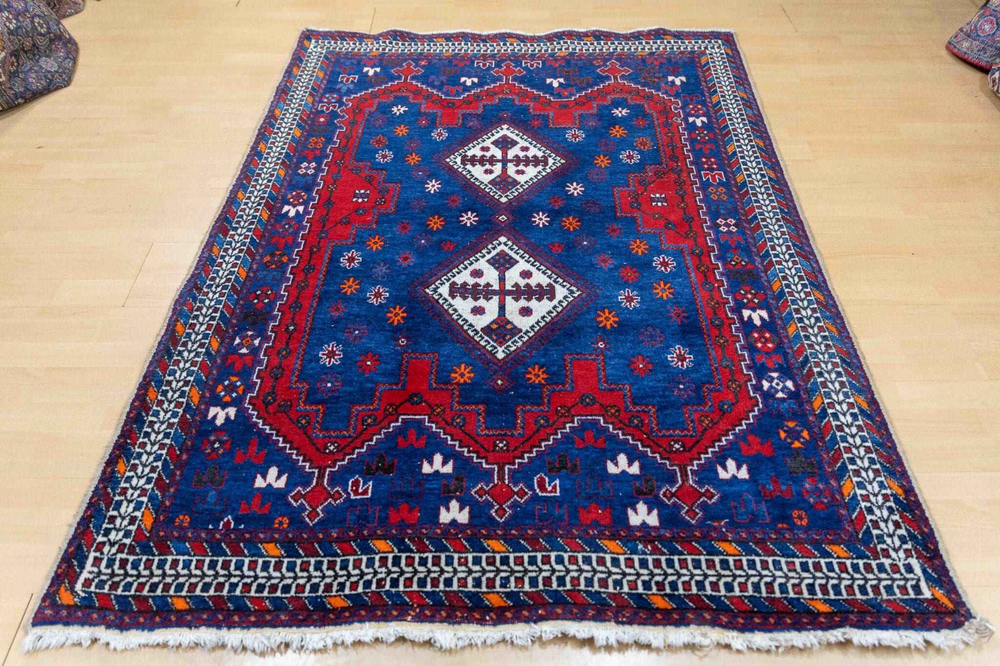 Afshar Perserteppich aus Iran, 180 × 140 cm
