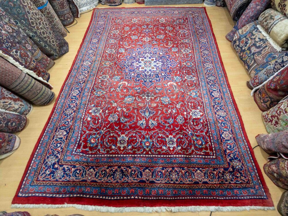 Perserteppich Sarough Mahal 355 x 228 cm Bio-Wolle handgeknüpft