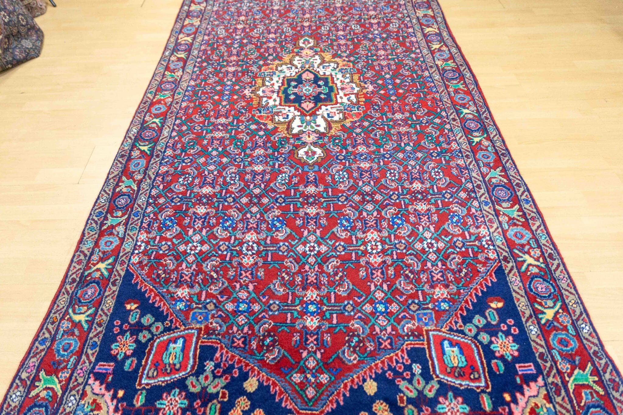 Hamadan Perserteppich aus Iran, 300 × 135 cm