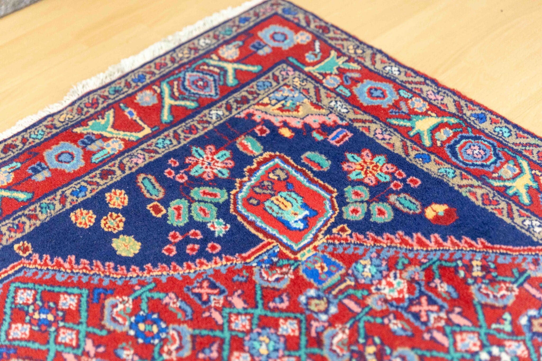 Hamadan Perserteppich aus Iran, 300 × 135 cm