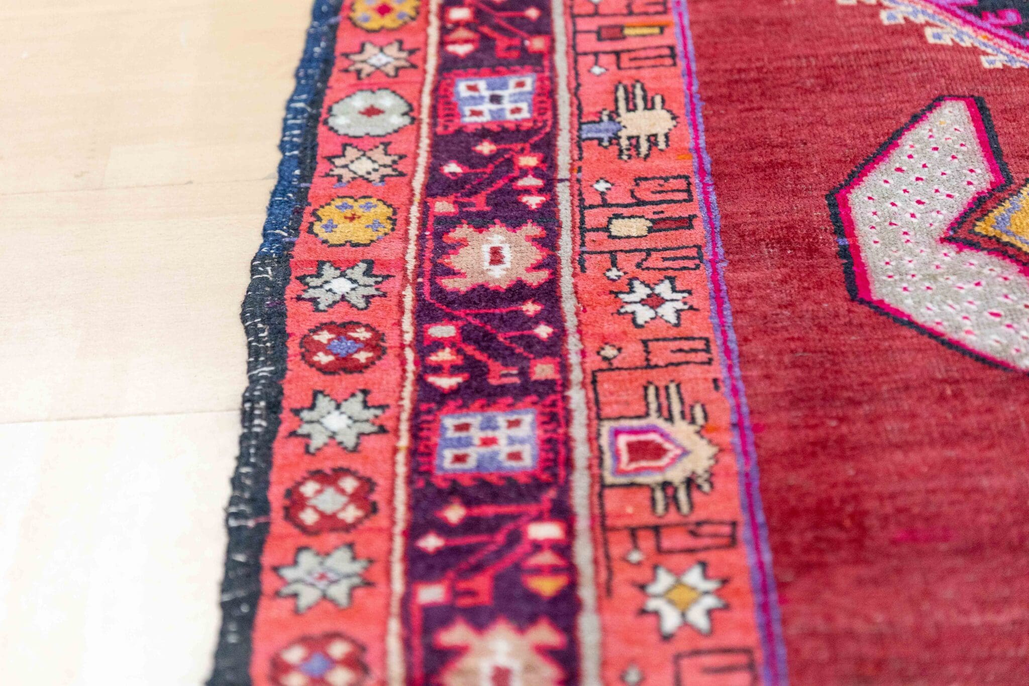 Kazak Orientteppich aus Russland, 300 × 120 cm
