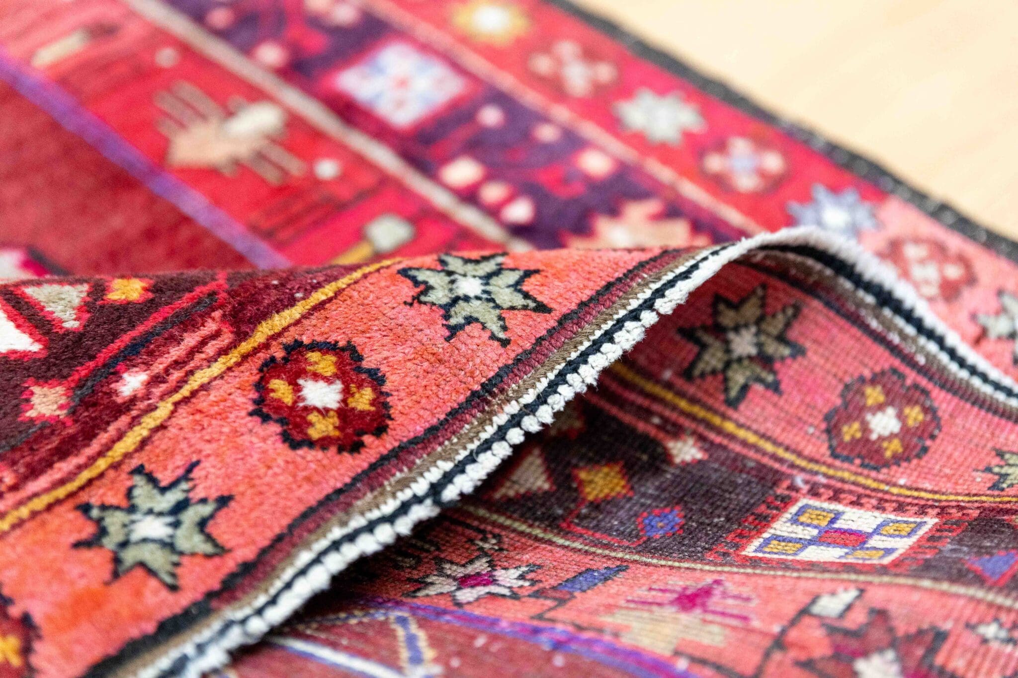 Kazak Orientteppich aus Russland, 300 × 120 cm