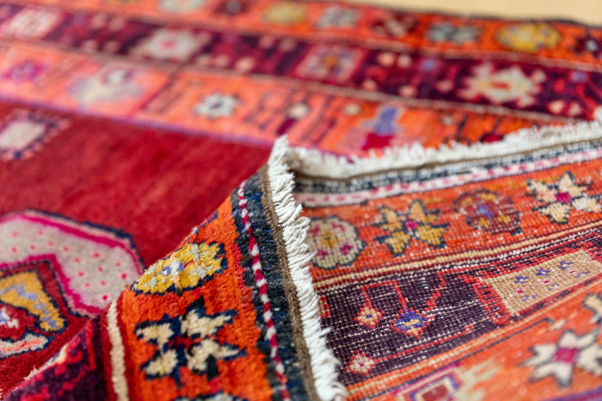 Kazak Orientteppich aus Russland, 300 × 120 cm