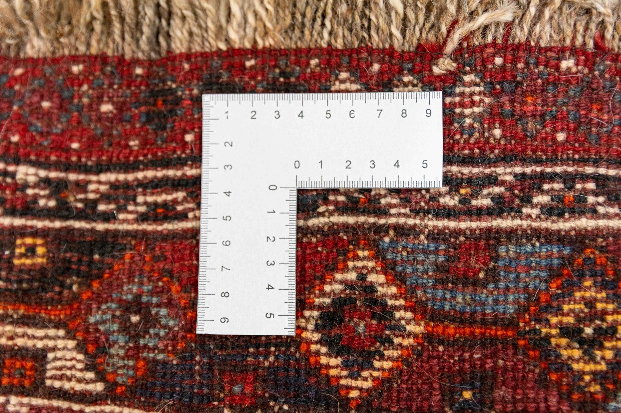 Handgeknüpfter Qashqai Perserteppich 203 × 147 cm