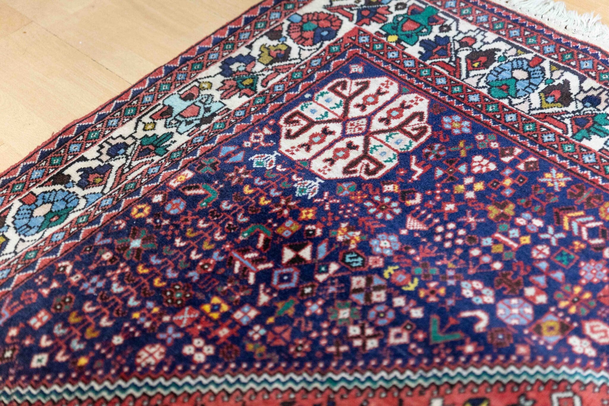 Handgeknüpfter Shiraz Perserteppich 280 × 193 cm