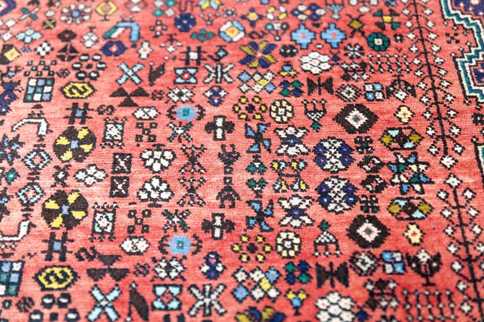 Handgeknüpfter Shiraz Perserteppich 280 × 193 cm
