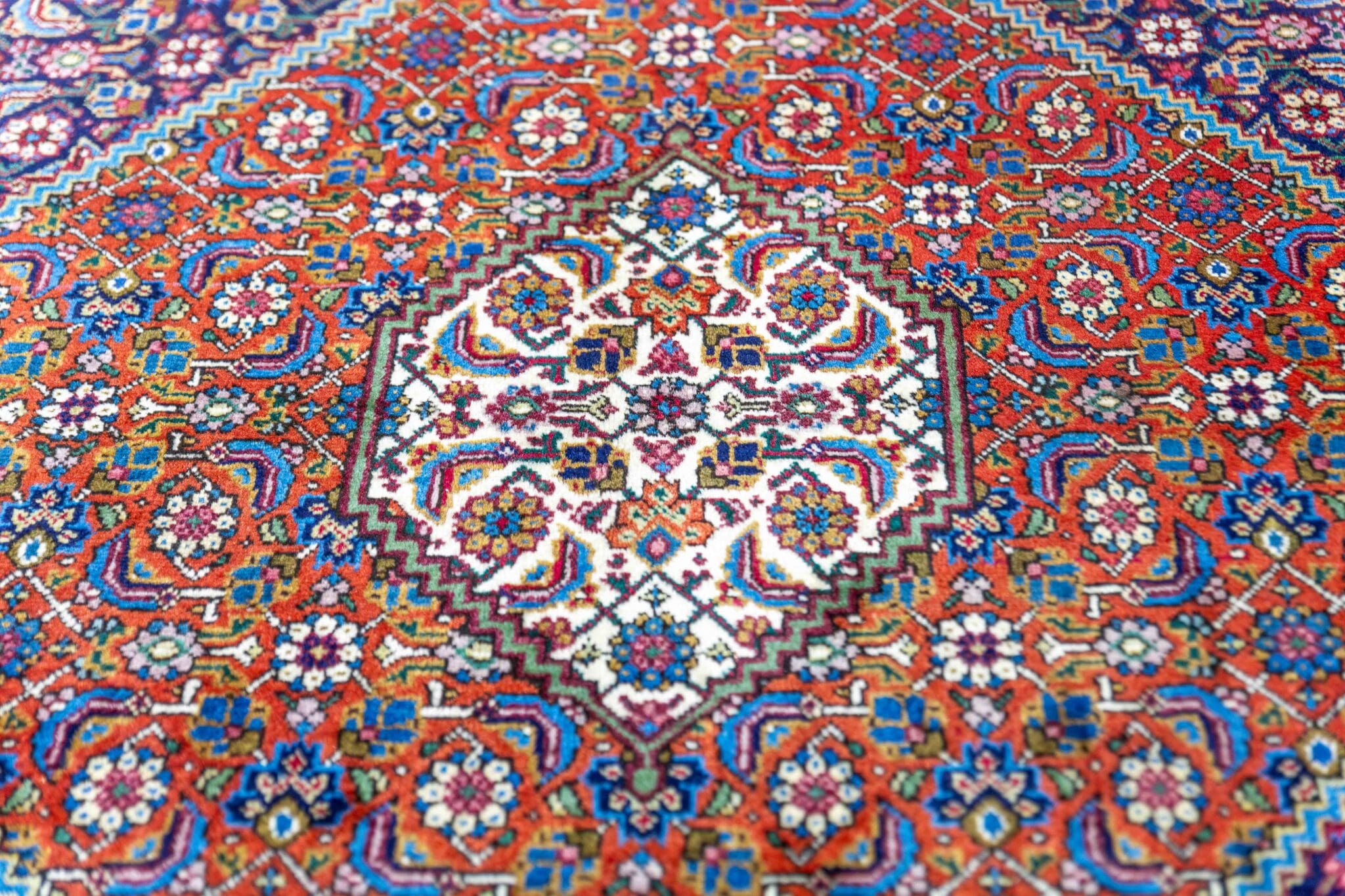 Handgeknüpfter Täbriz Perserteppich 348 × 247 cm