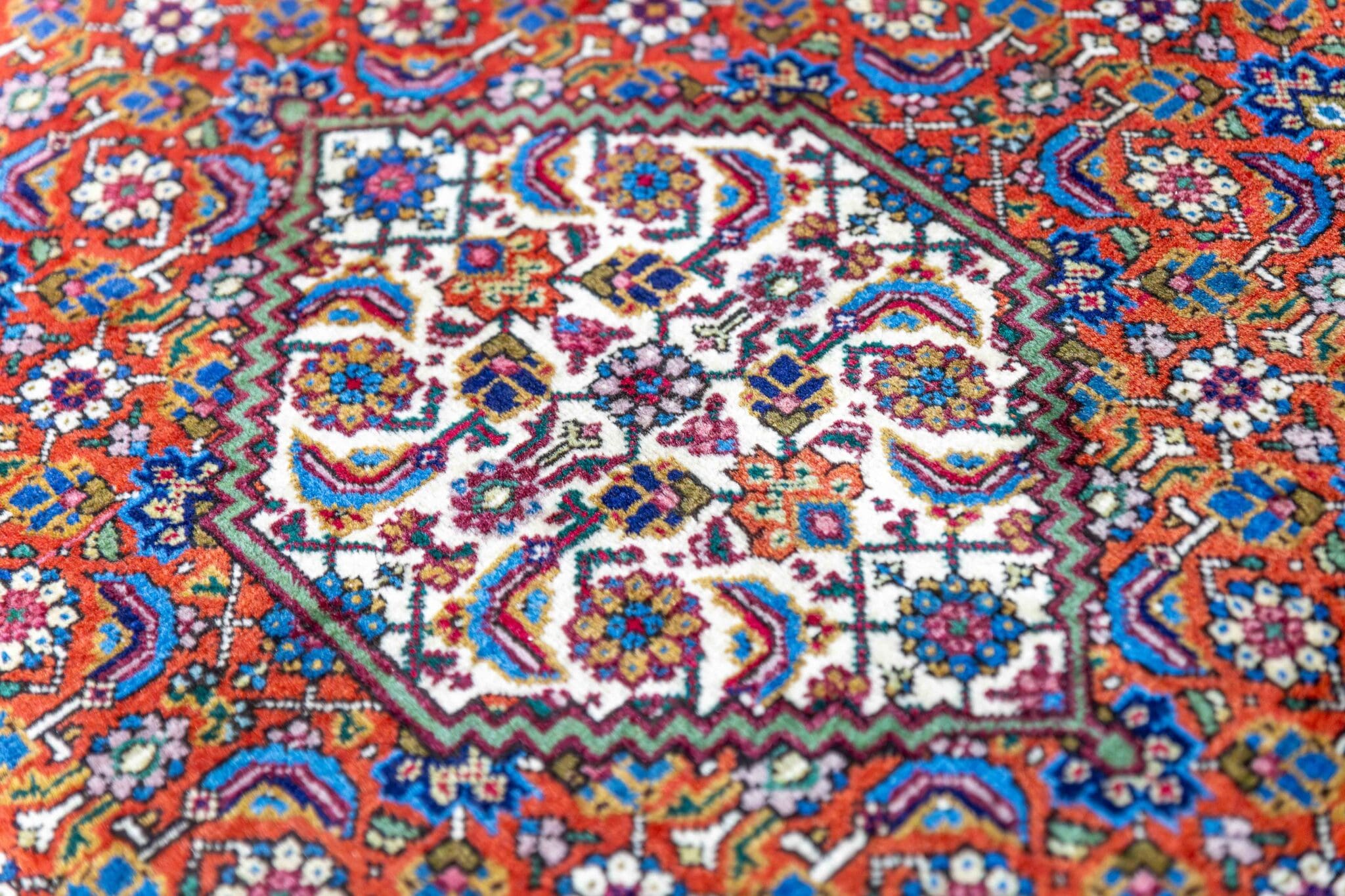 Handgeknüpfter Täbriz Perserteppich 348 × 247 cm