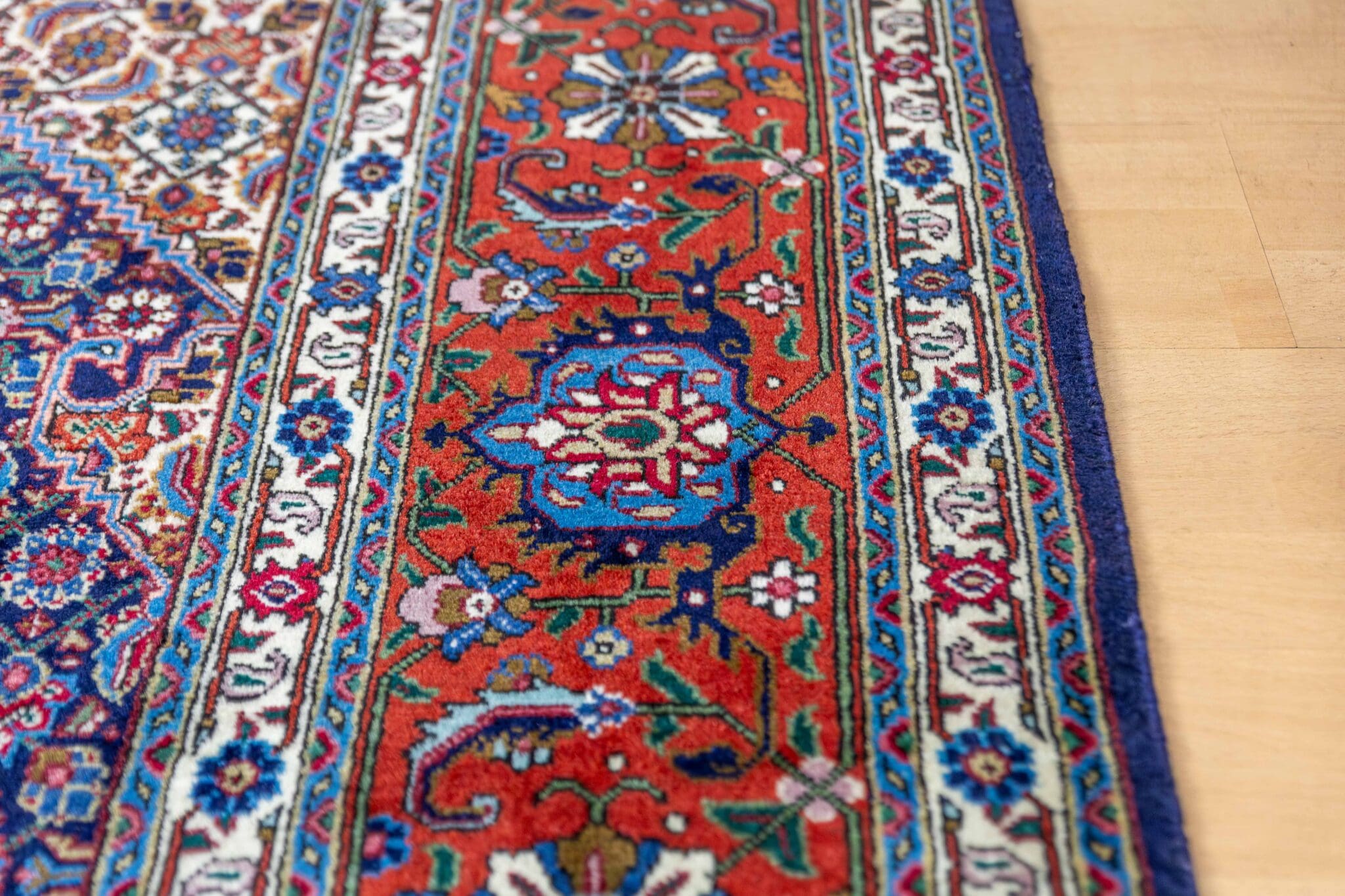 Handgeknüpfter Täbriz Perserteppich 348 × 247 cm
