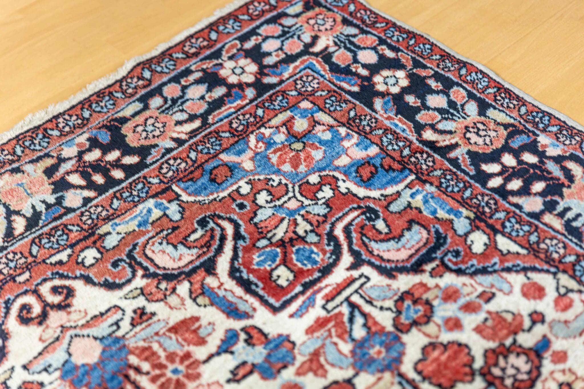 Handgeknüpfter Hamadan Perserteppich 220 × 145 cm