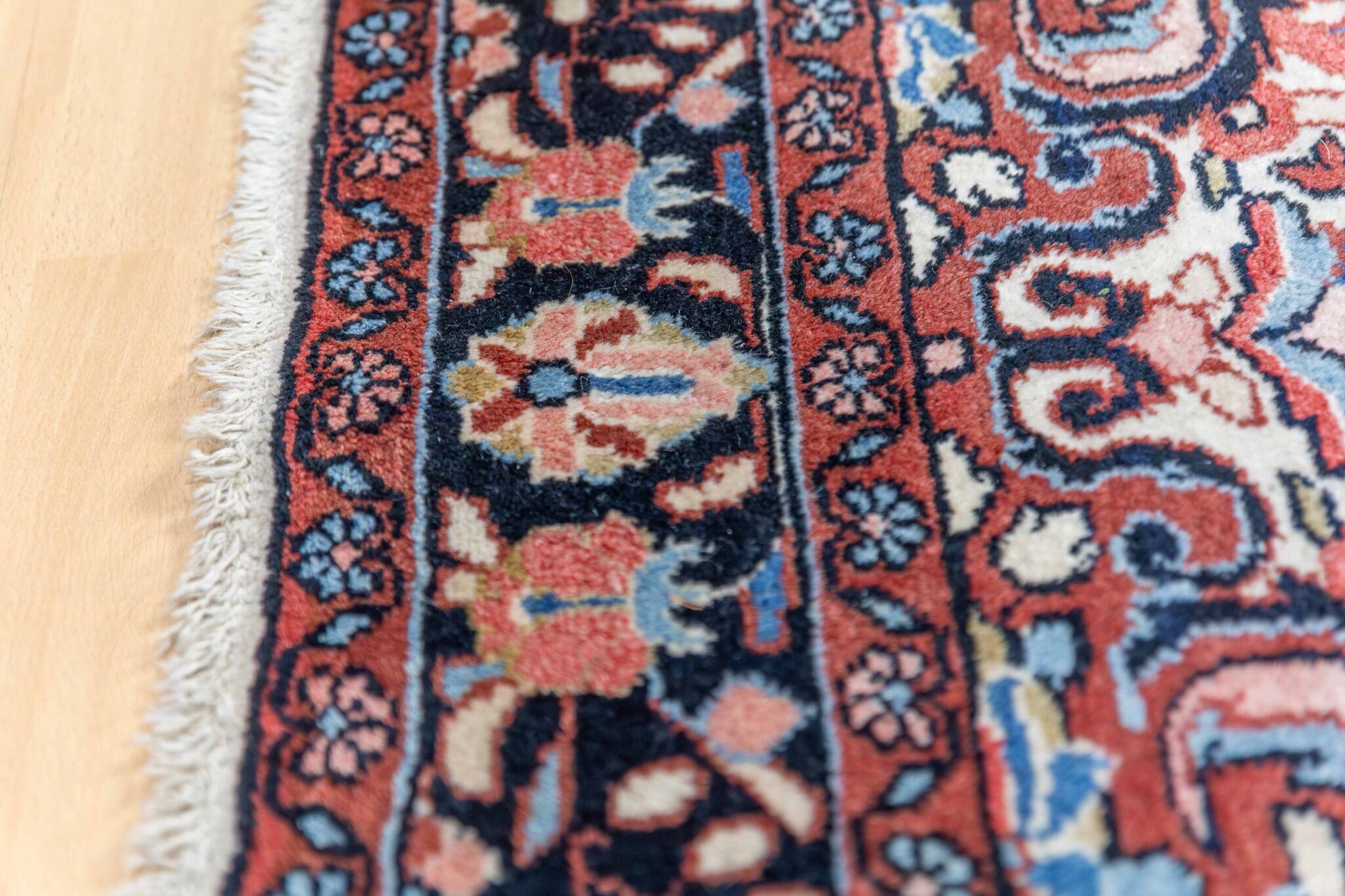 Handgeknüpfter Hamadan Perserteppich 220 × 145 cm
