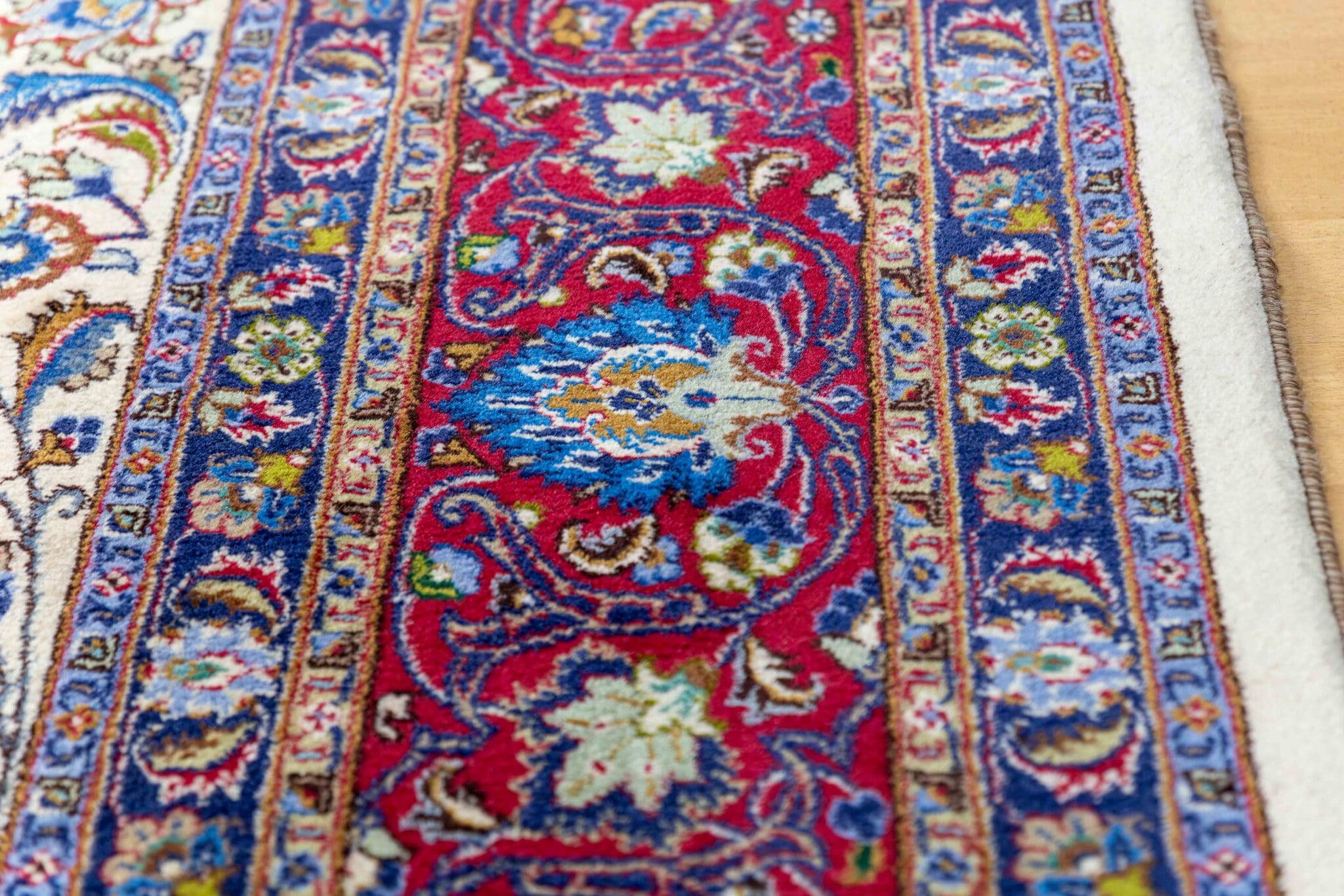 Handgeknüpfter Täbriz Perserteppich 357 × 246 cm