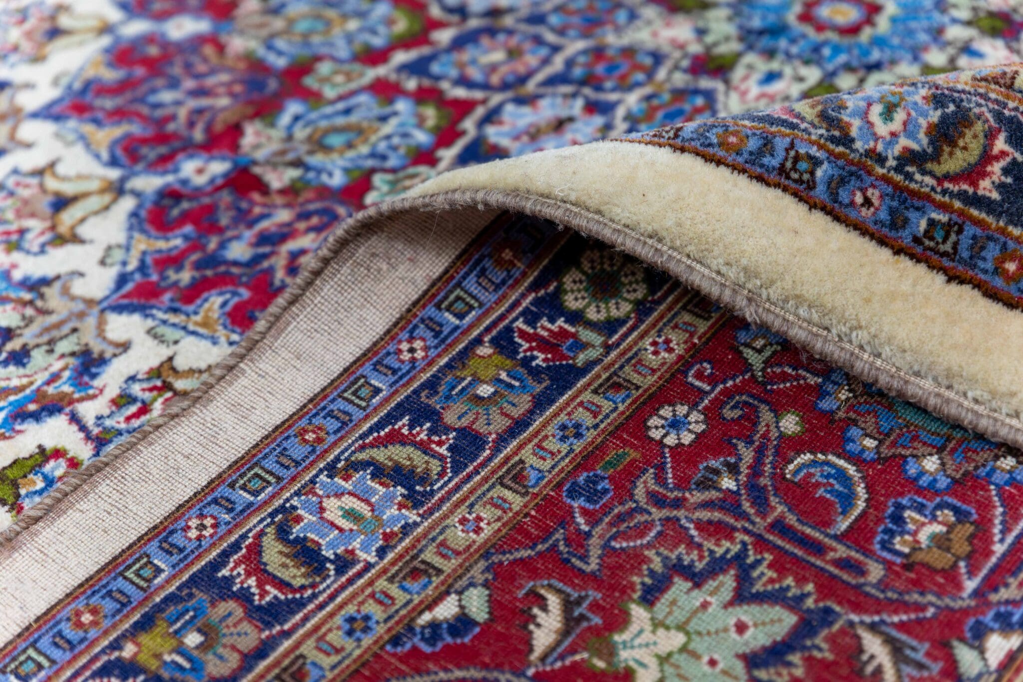 Handgeknüpfter Täbriz Perserteppich 357 × 246 cm