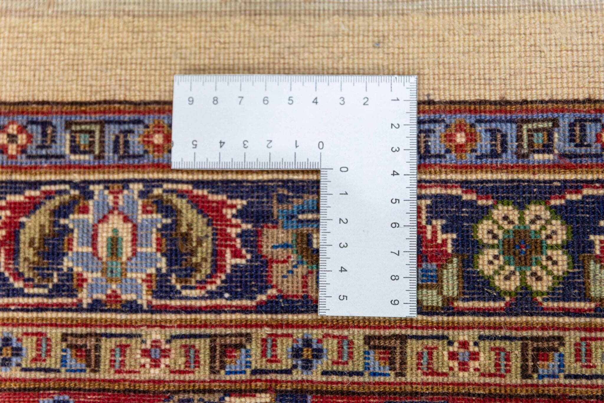 Handgeknüpfter Täbriz Perserteppich 357 × 246 cm