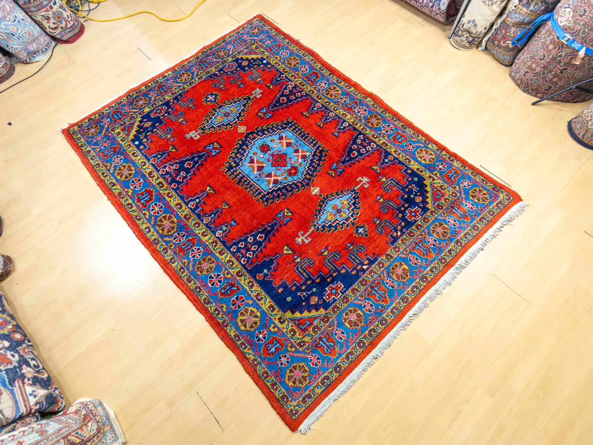 Sarough Farahan Perserteppich aus Iran, 220 × 165 cm