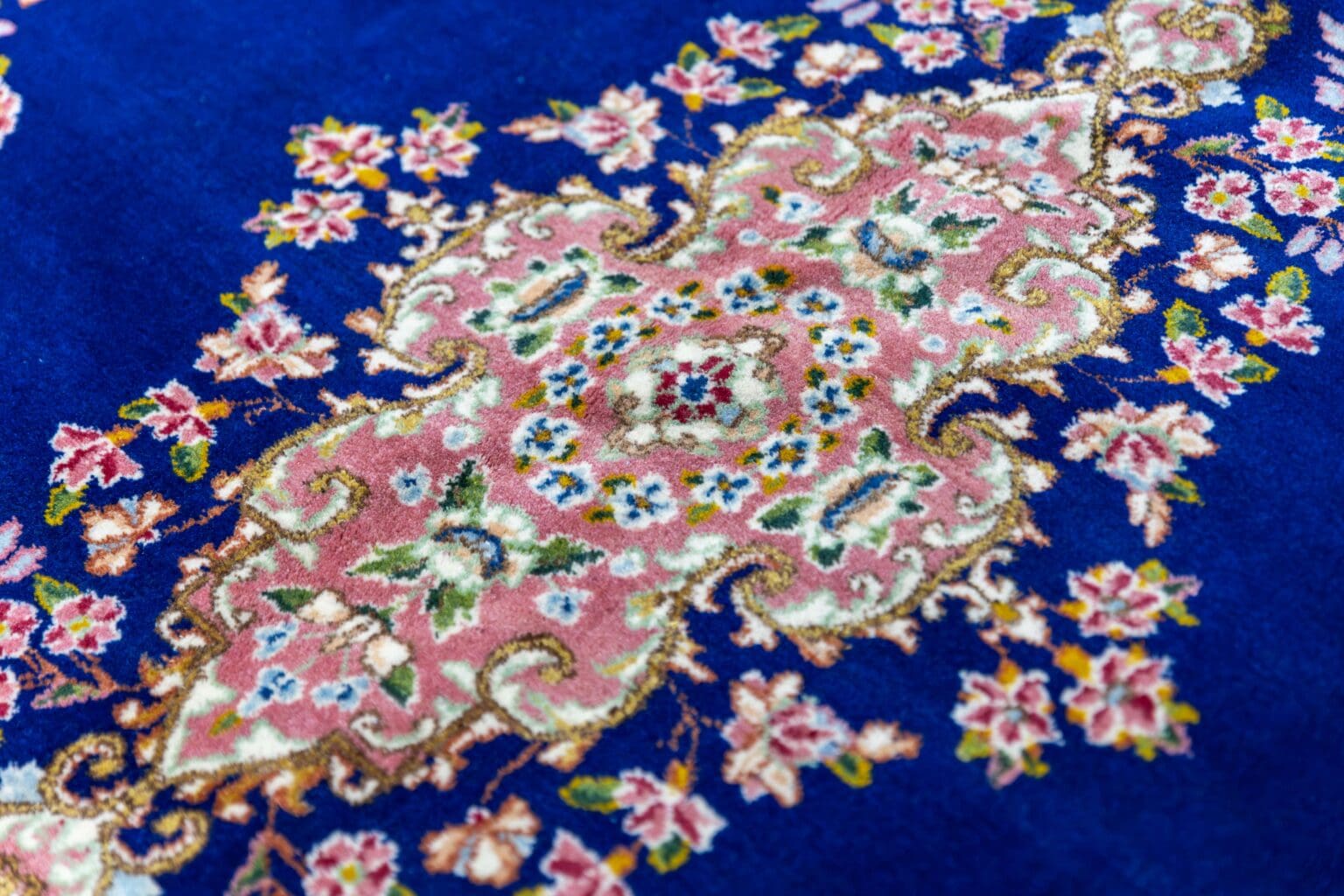 Perserteppich Kerman 400x300cm Wolle handgeknüpft