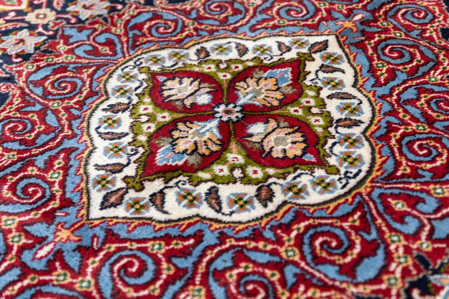 Perserteppich Kashmar 382 x 291 cm Wolle handgeknüpft