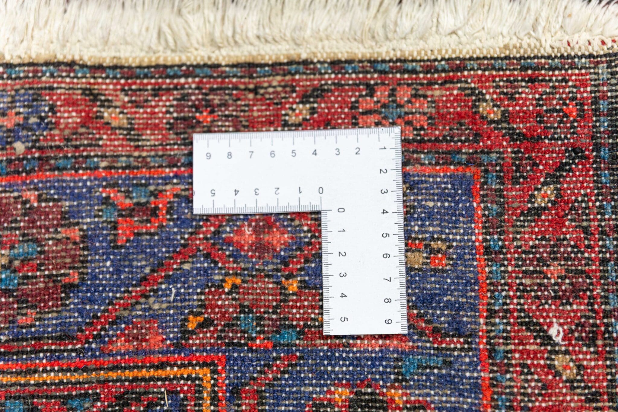 Handgeknüpfter Hamadan Perserteppich 198 × 139 cm