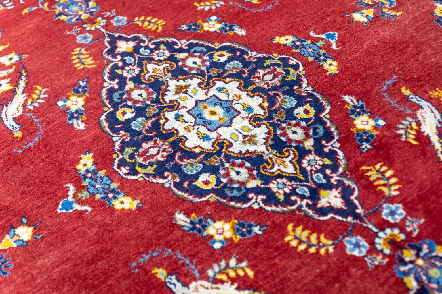 Perserteppich Kashan 320 x 230 cm Wolle handgeknüpft