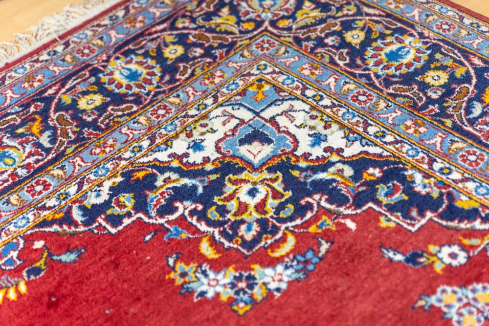 Perserteppich Kashan 320 x 230 cm Wolle handgeknüpft