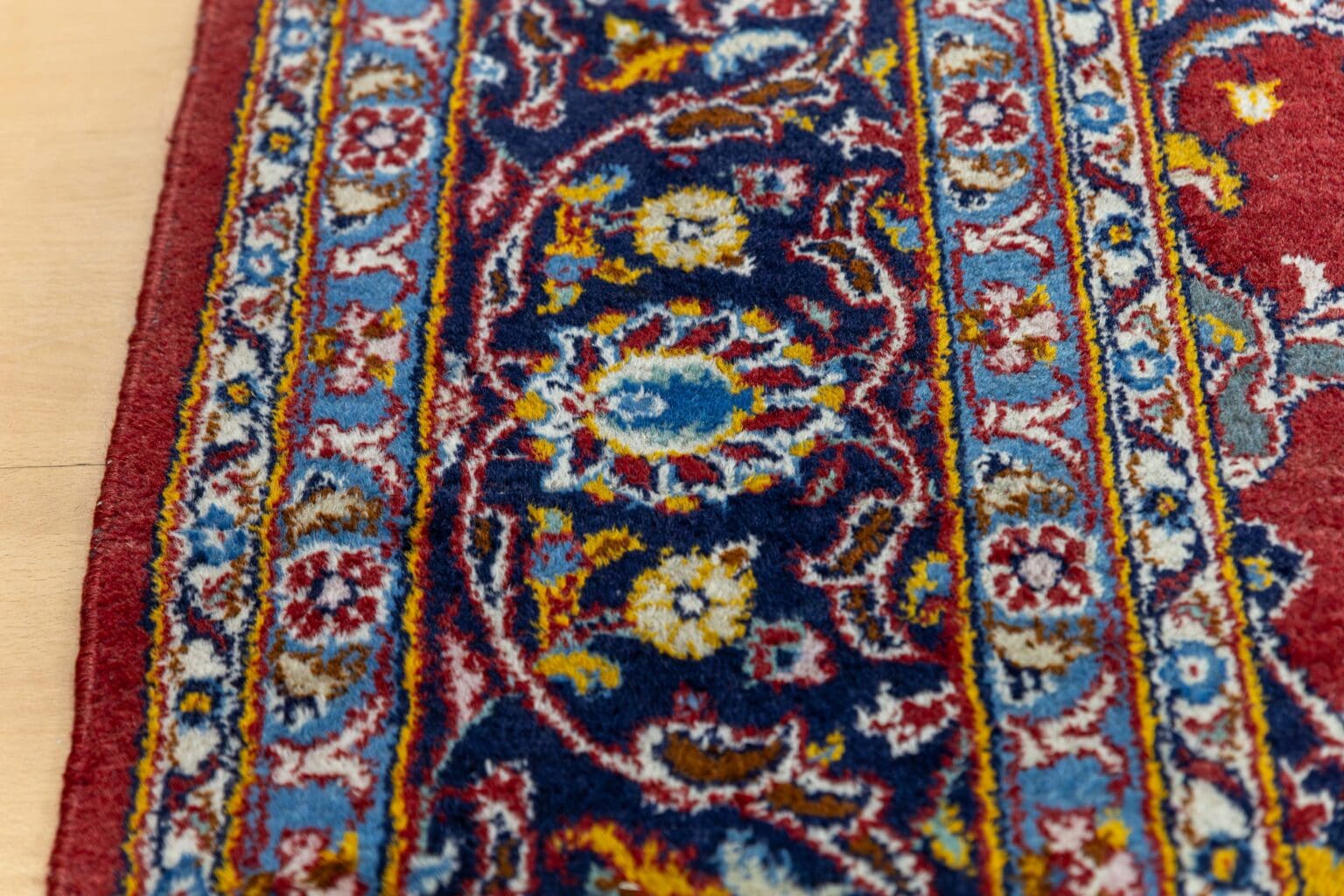 Perserteppich Kashan 320 x 230 cm Wolle handgeknüpft