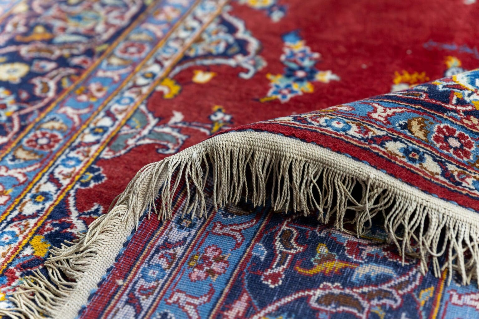 Perserteppich Kashan 320 x 230 cm Wolle handgeknüpft