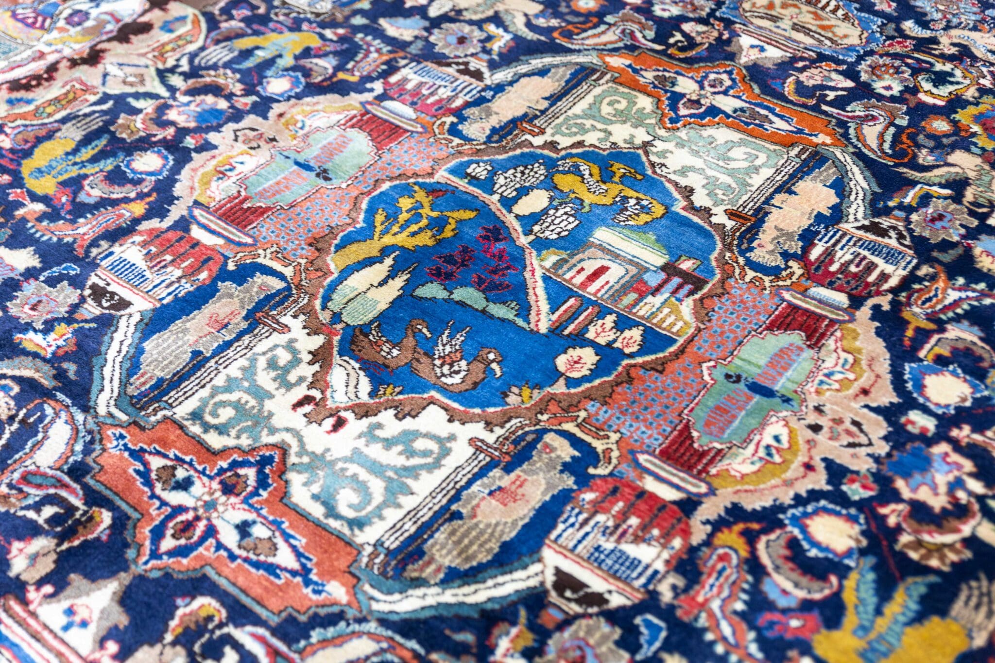 Kashmar Perserteppich aus Iran, 380 × 300 cm