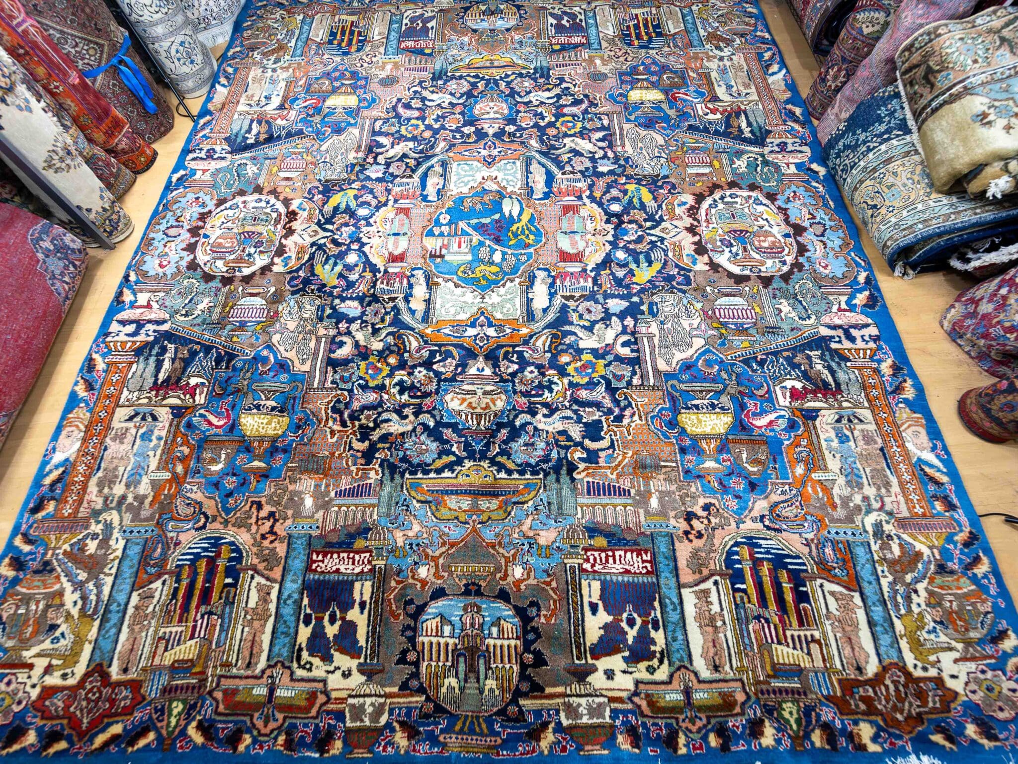 Kashmar Perserteppich aus Iran, 380 × 300 cm