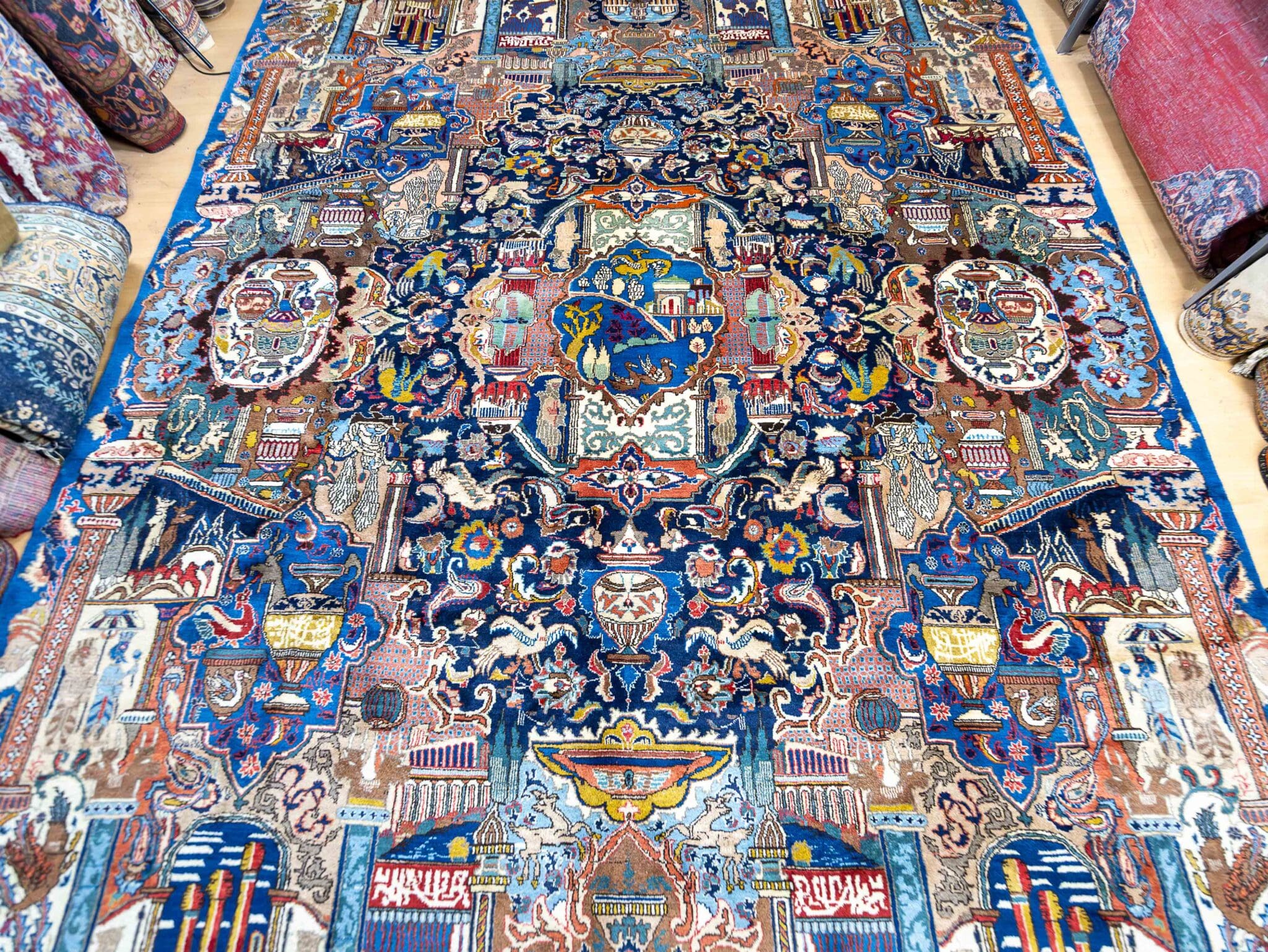 Kashmar Perserteppich aus Iran, 380 × 300 cm