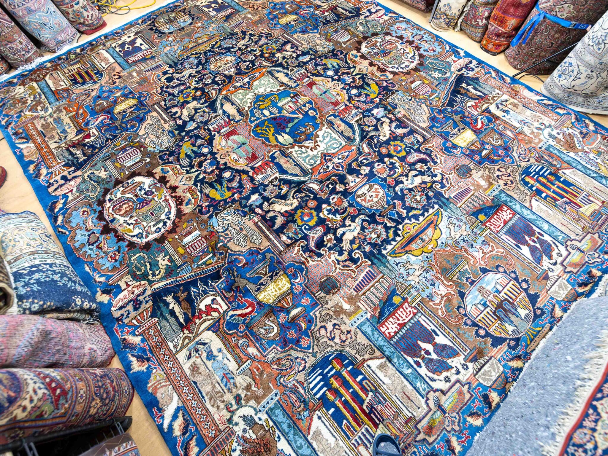 Kashmar Perserteppich aus Iran, 380 × 300 cm