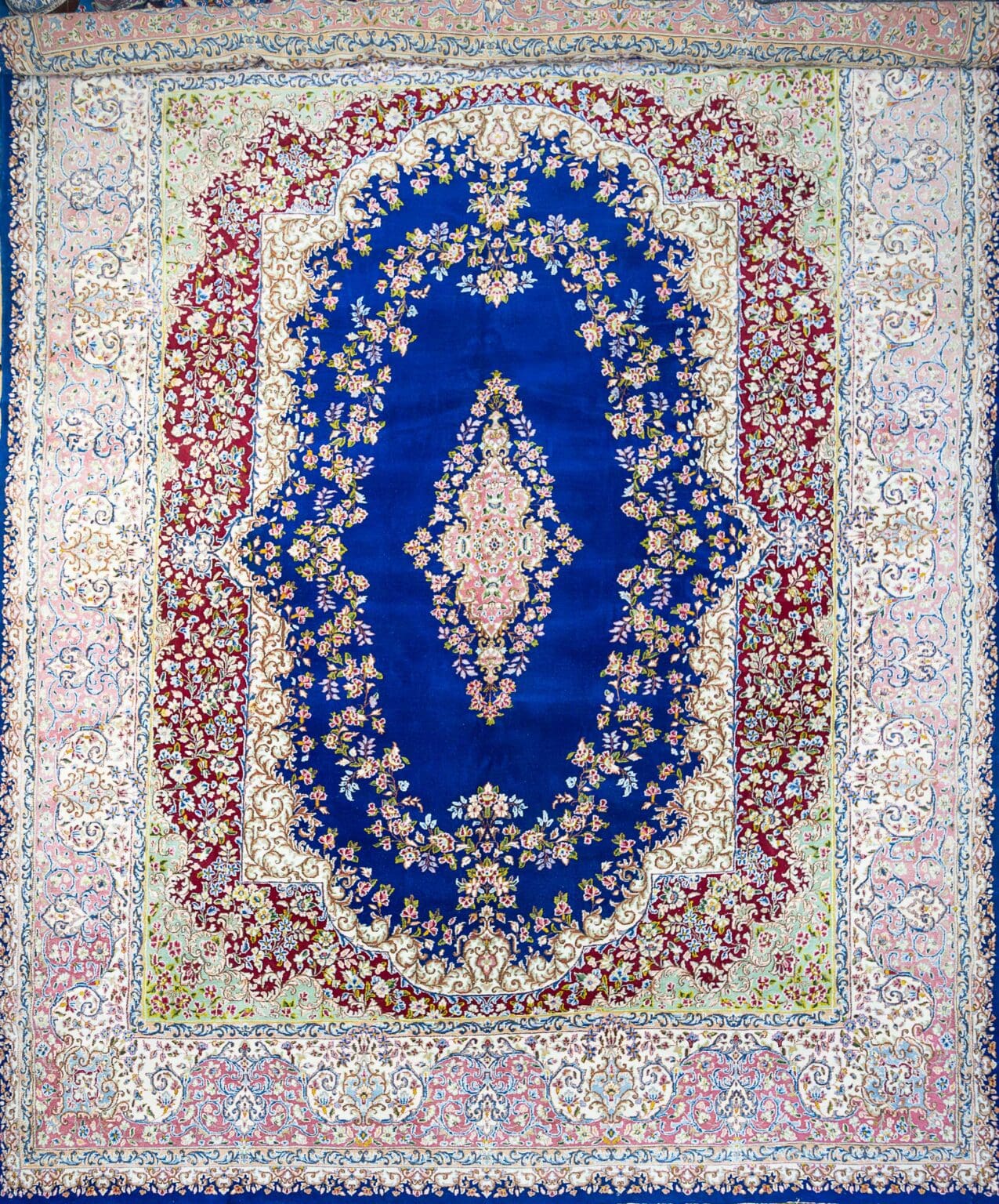 Perserteppich Kerman 400x300cm Wolle handgeknüpft