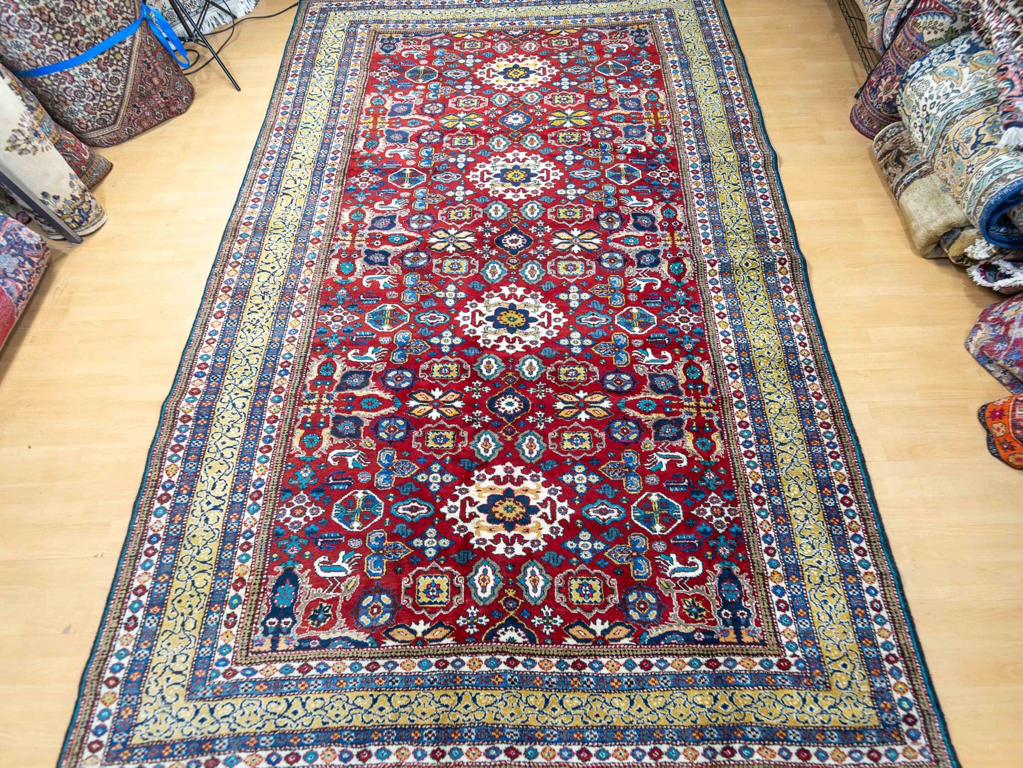 Ardebil Perserteppich 337 × 222 cm aus Wolle, handgeknüpft