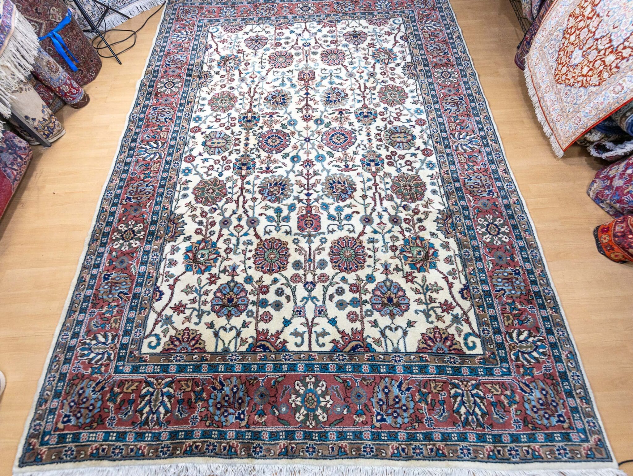 Handgeknüpfter Hamadan Orientteppich 332 × 239 cm