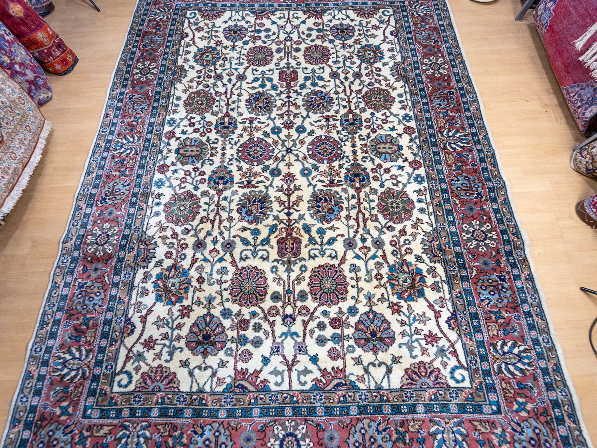Handgeknüpfter Hamadan Orientteppich 332 × 239 cm
