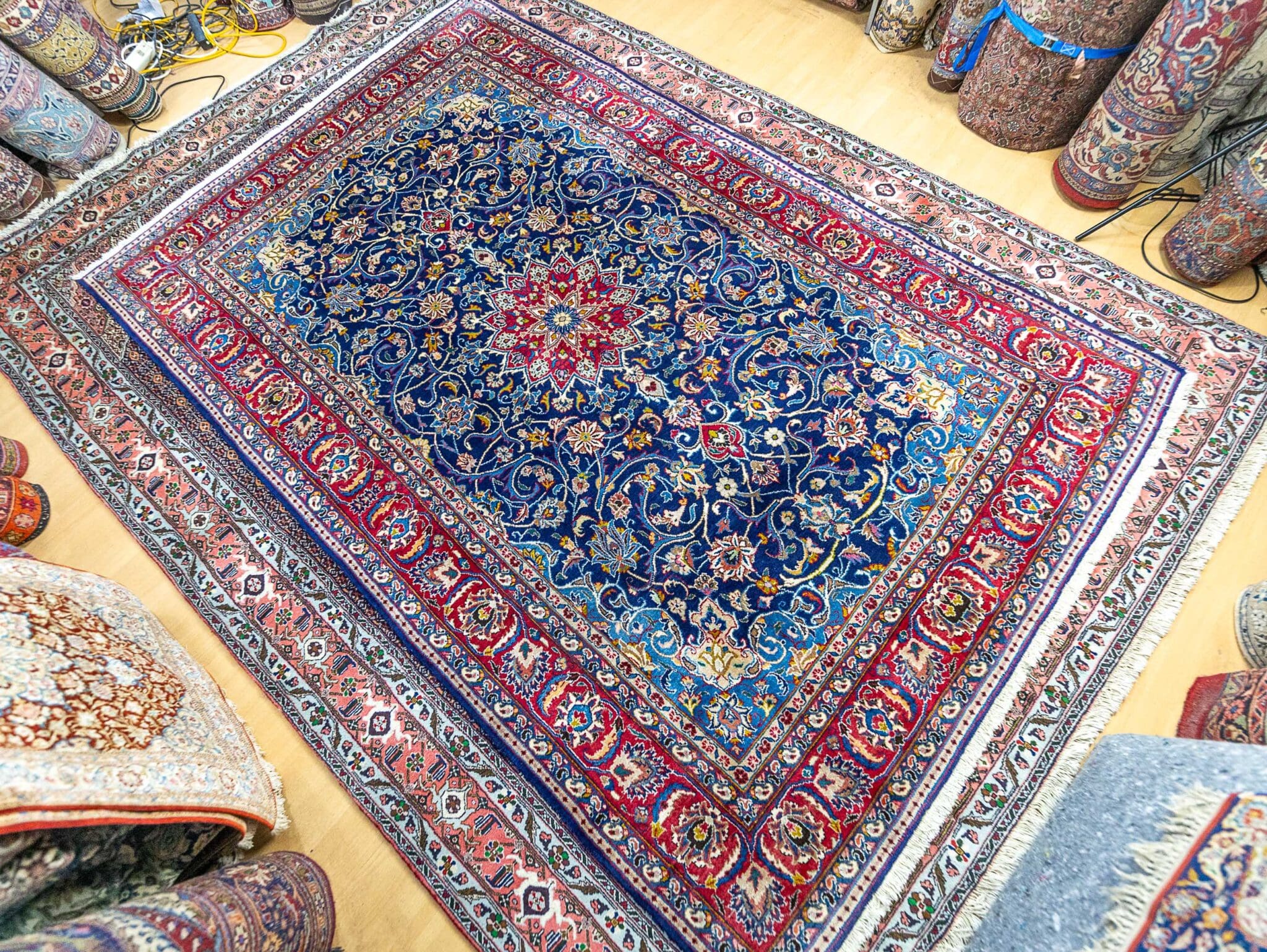 Sarough Farahan Perserteppich 302 × 193 cm aus Wolle, handgeknüpft