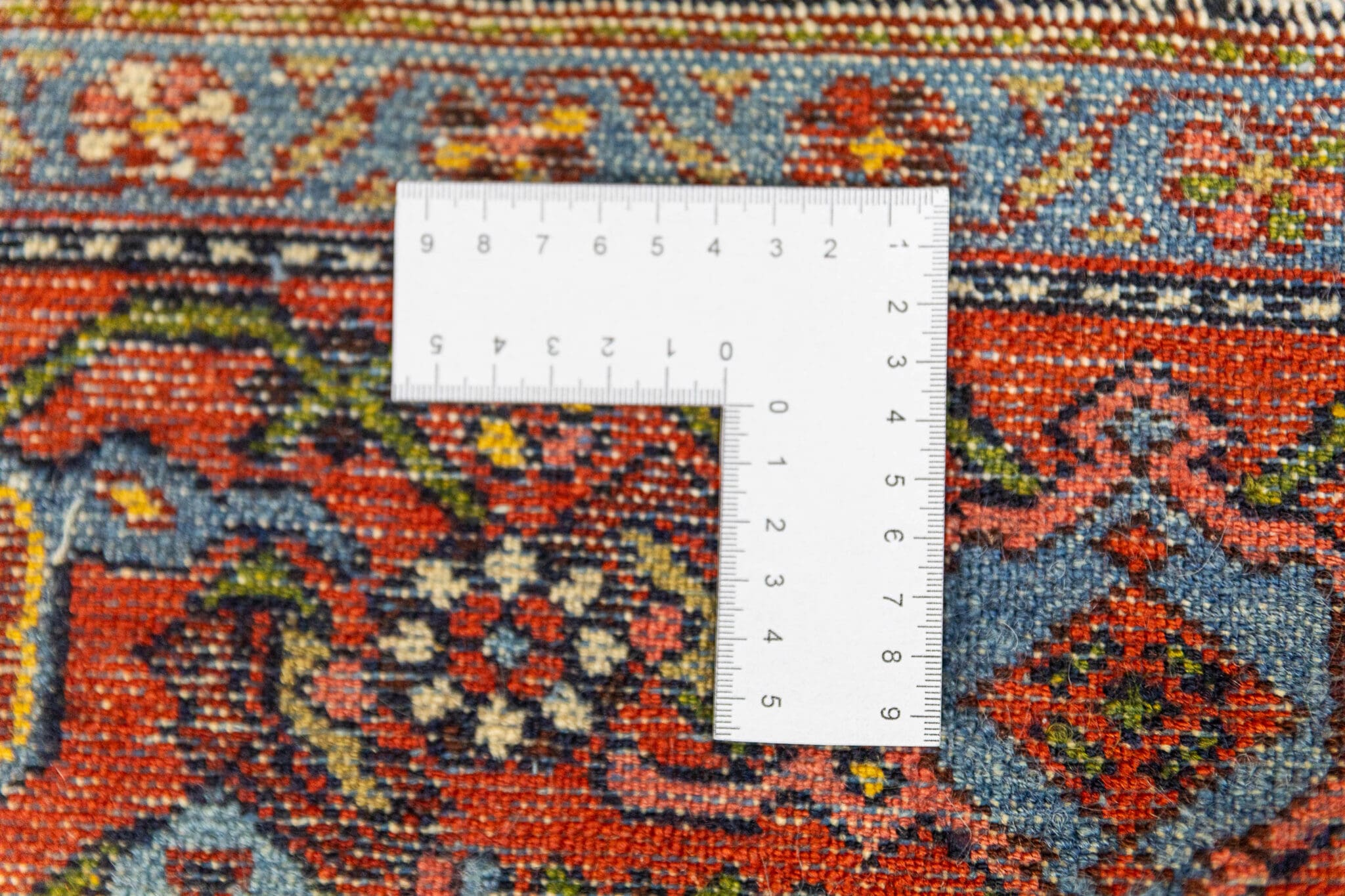 Hamadan Perserteppich 207 × 141 cm aus Wolle, handgeknüpft