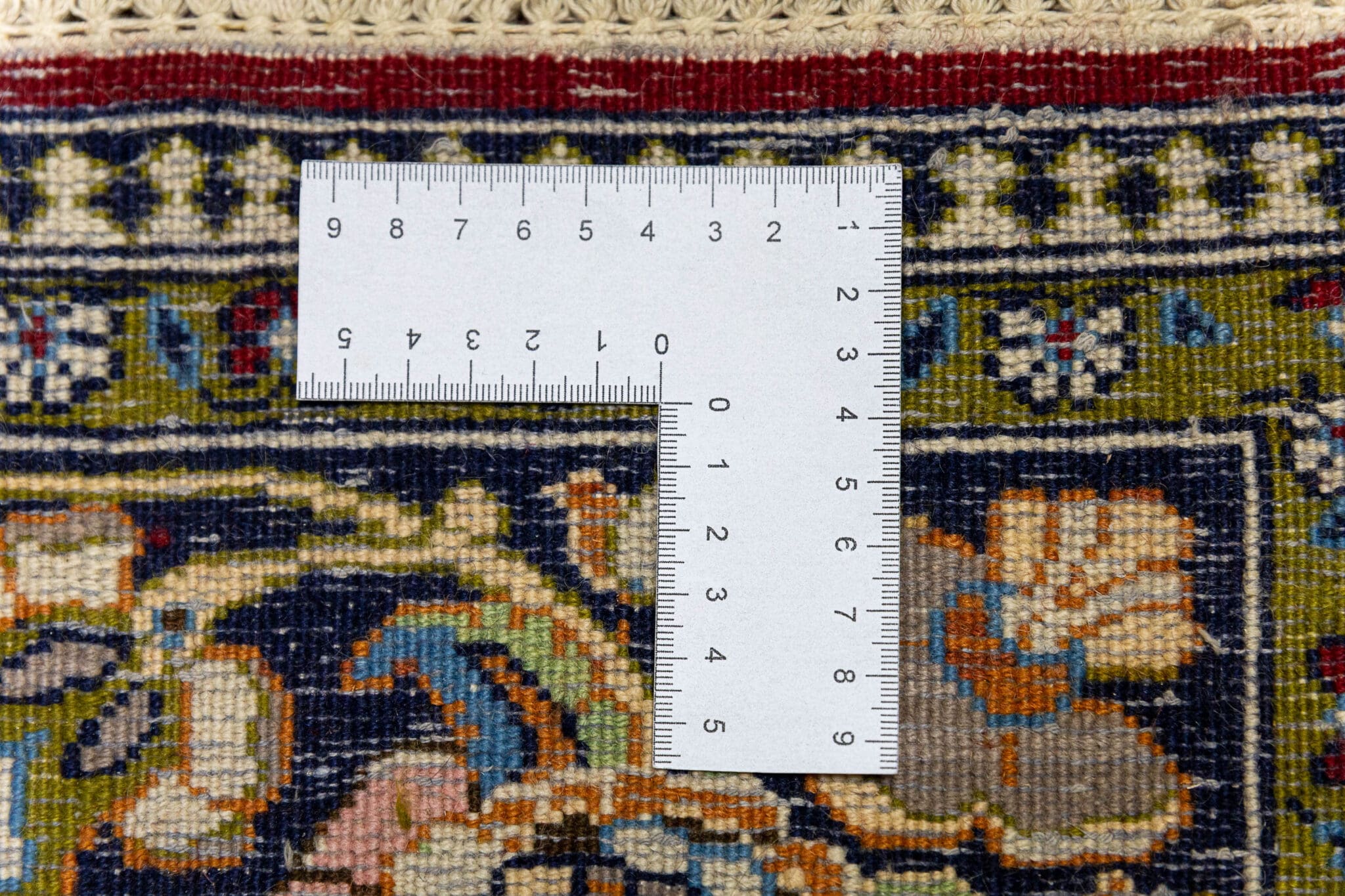 Handgeknüpfter Ghom Perserteppich 225 × 142 cm