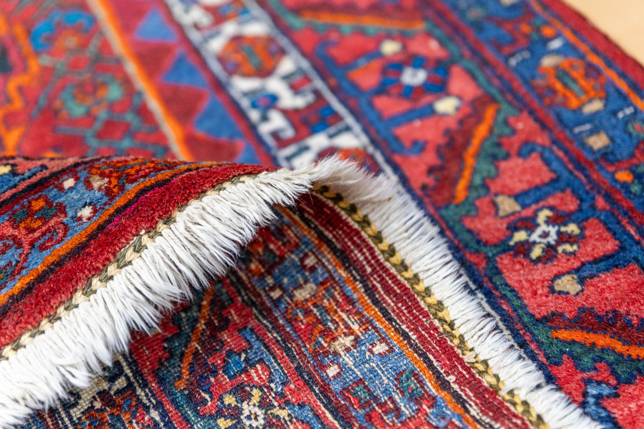 Handgeknüpfter Zanjan Perserteppich, Wolle