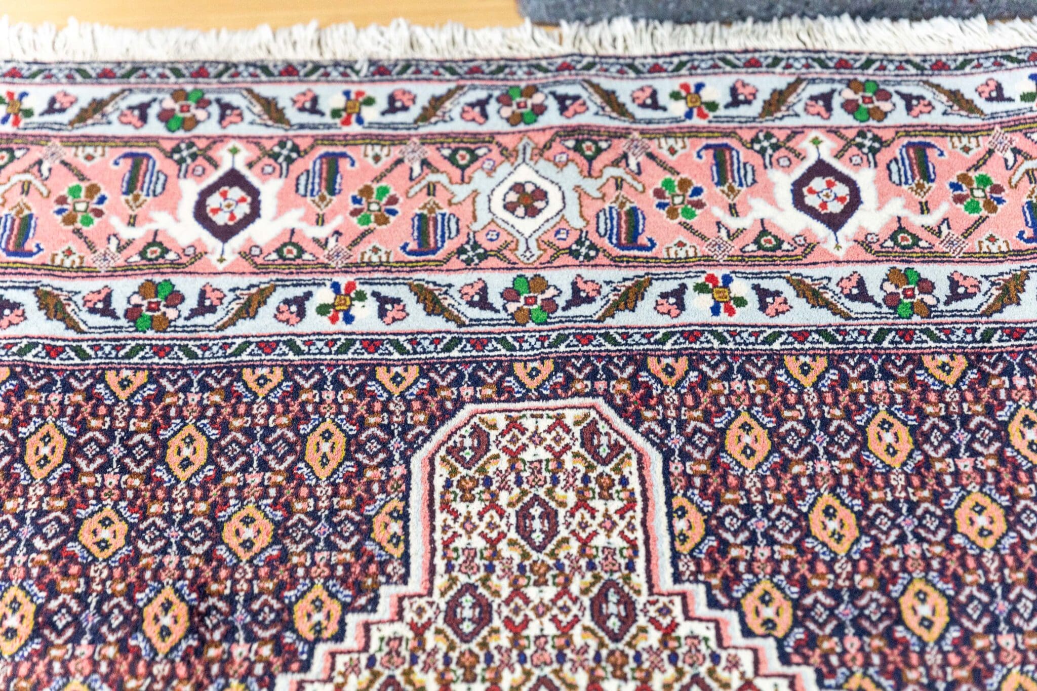 Bijar Perserteppich aus Iran, 359 × 252 cm