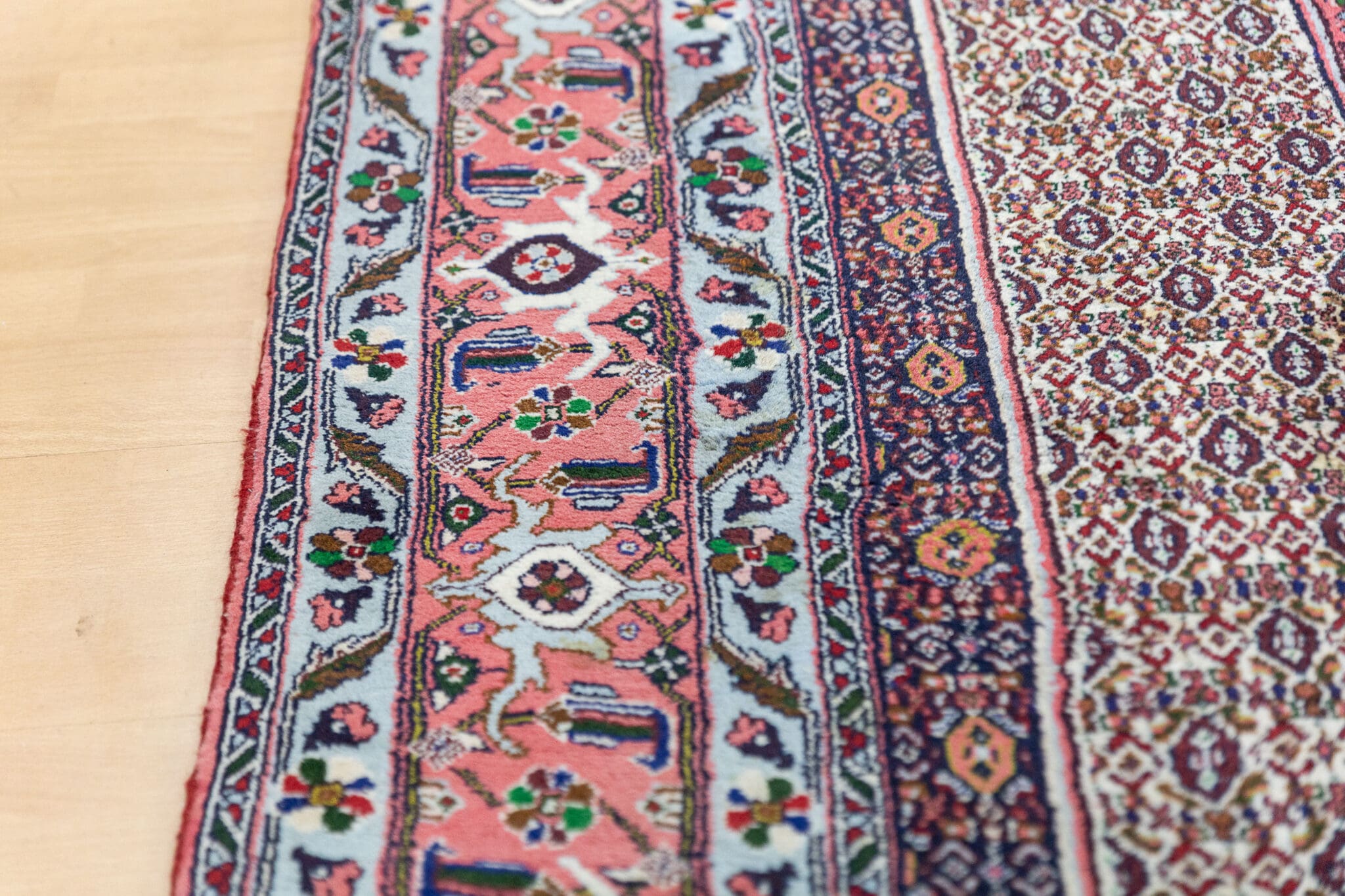 Bijar Perserteppich aus Iran, 359 × 252 cm