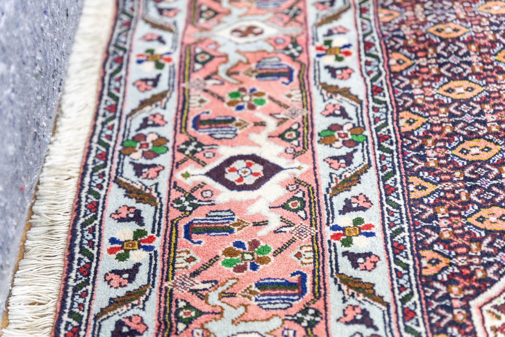 Bijar Perserteppich aus Iran, 359 × 252 cm